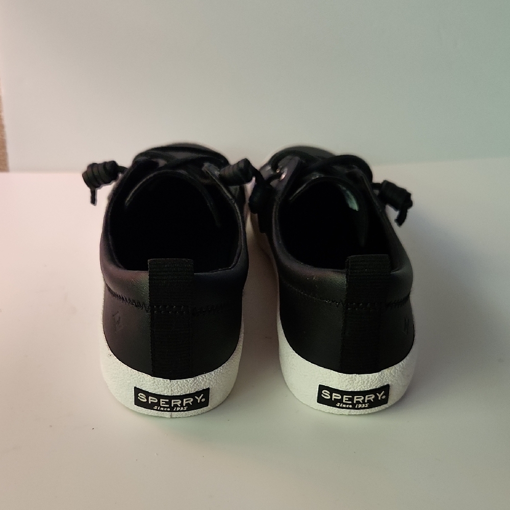 Sperry Womens Black and White Sneakers Size 8.5 - Picture 3 of 10
